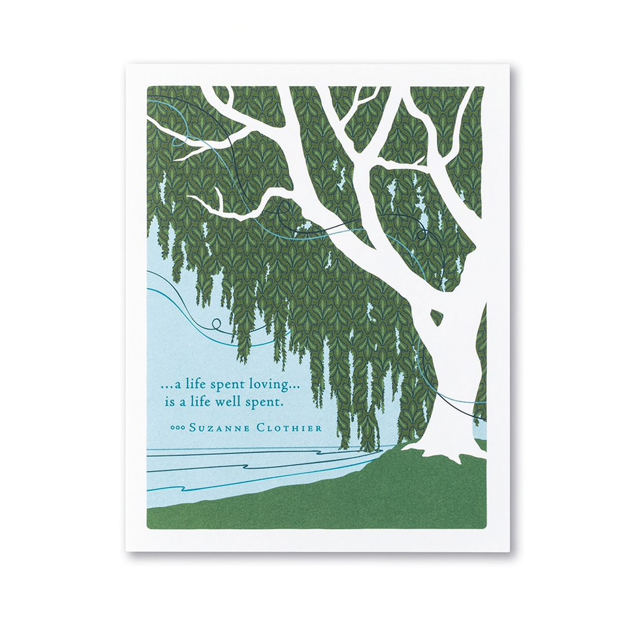 A life spent loving..- Sympathy Card