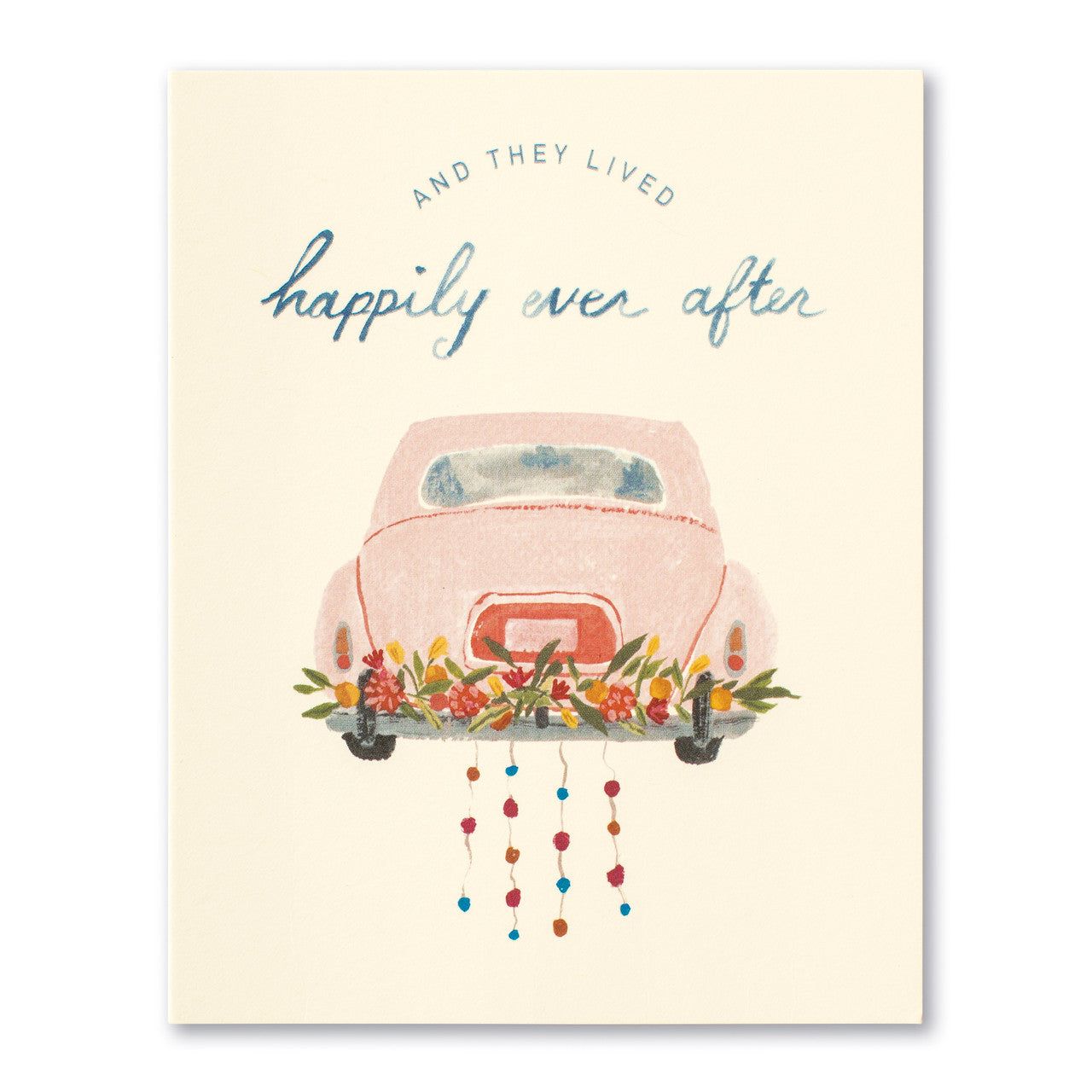 And then they lived happily ever after- Wedding Card