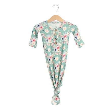 Allison Bamboo Knot Gown and headband set