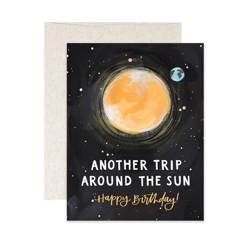 Another Trip around the Sun-Birthday Greeting Card