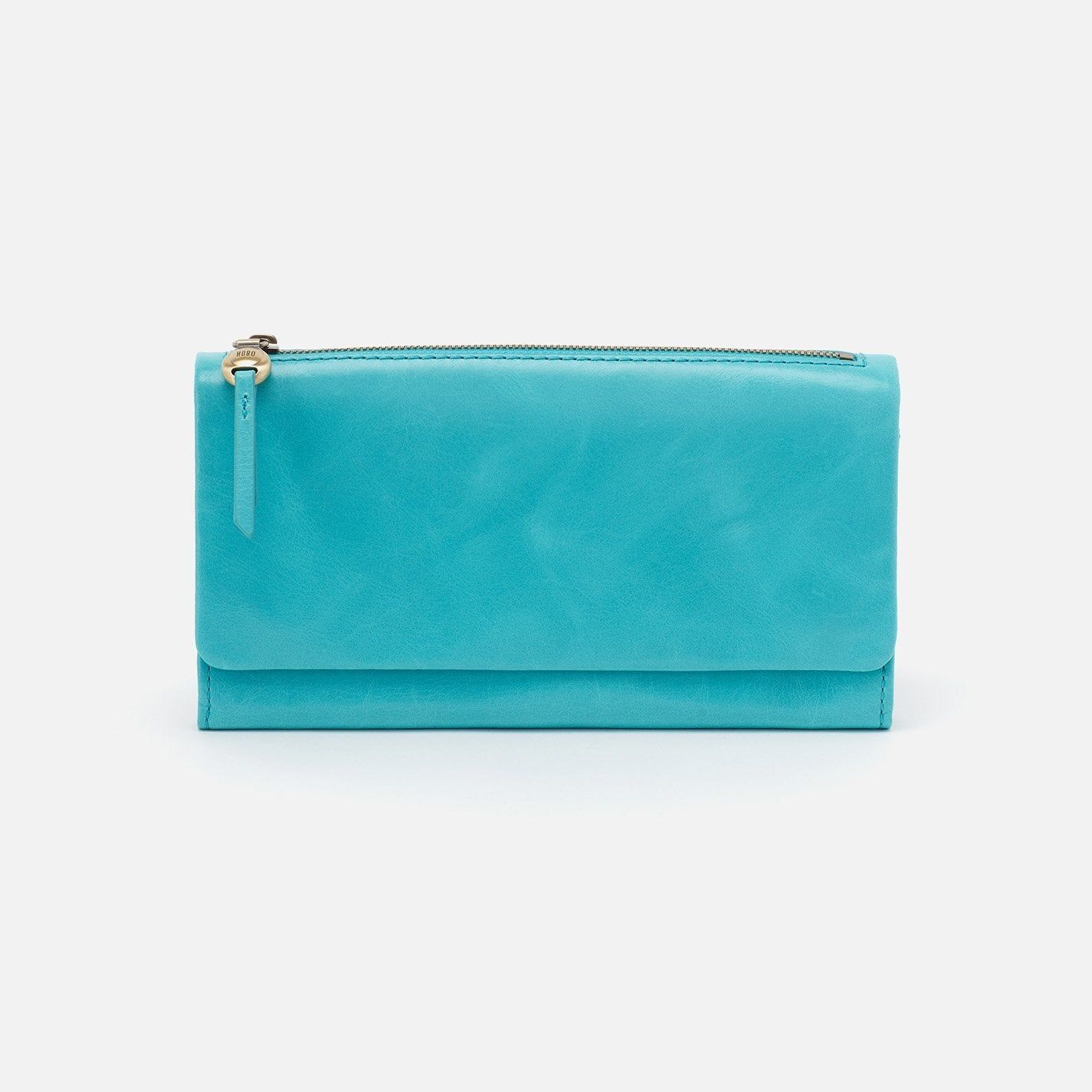 Alto Continental Wallet in Aqua