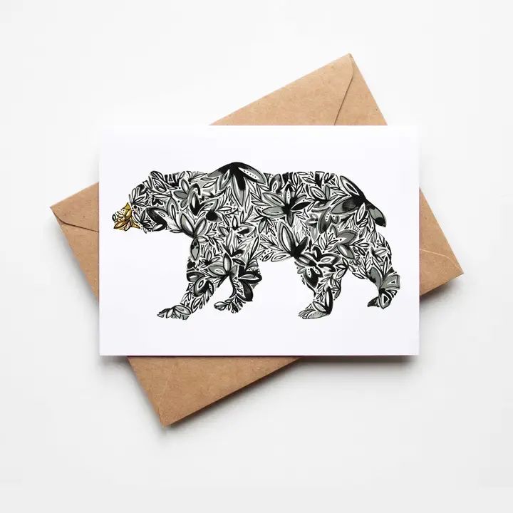 Black Bear Notecard