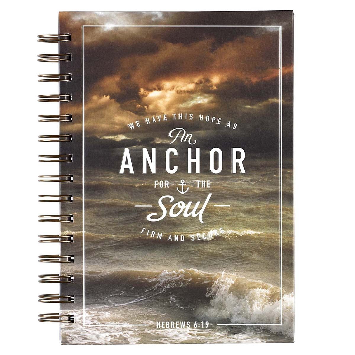 Anchor for the Soul Large Spiral Bound Journal