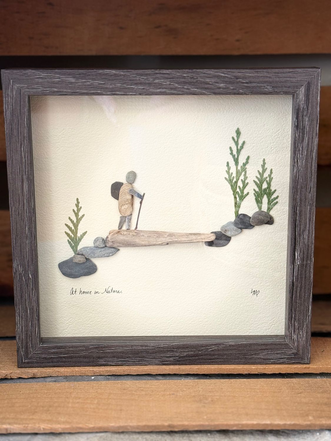 At home in Nature Pebble Art