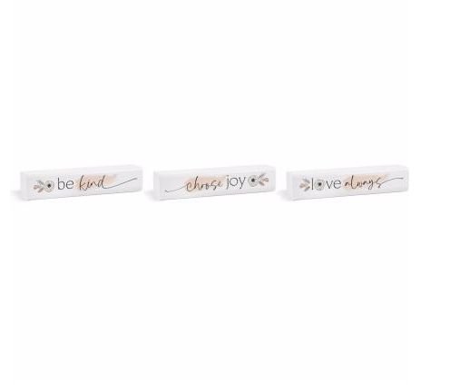 Be Kind, Choose Joy, Love Always Stick Set