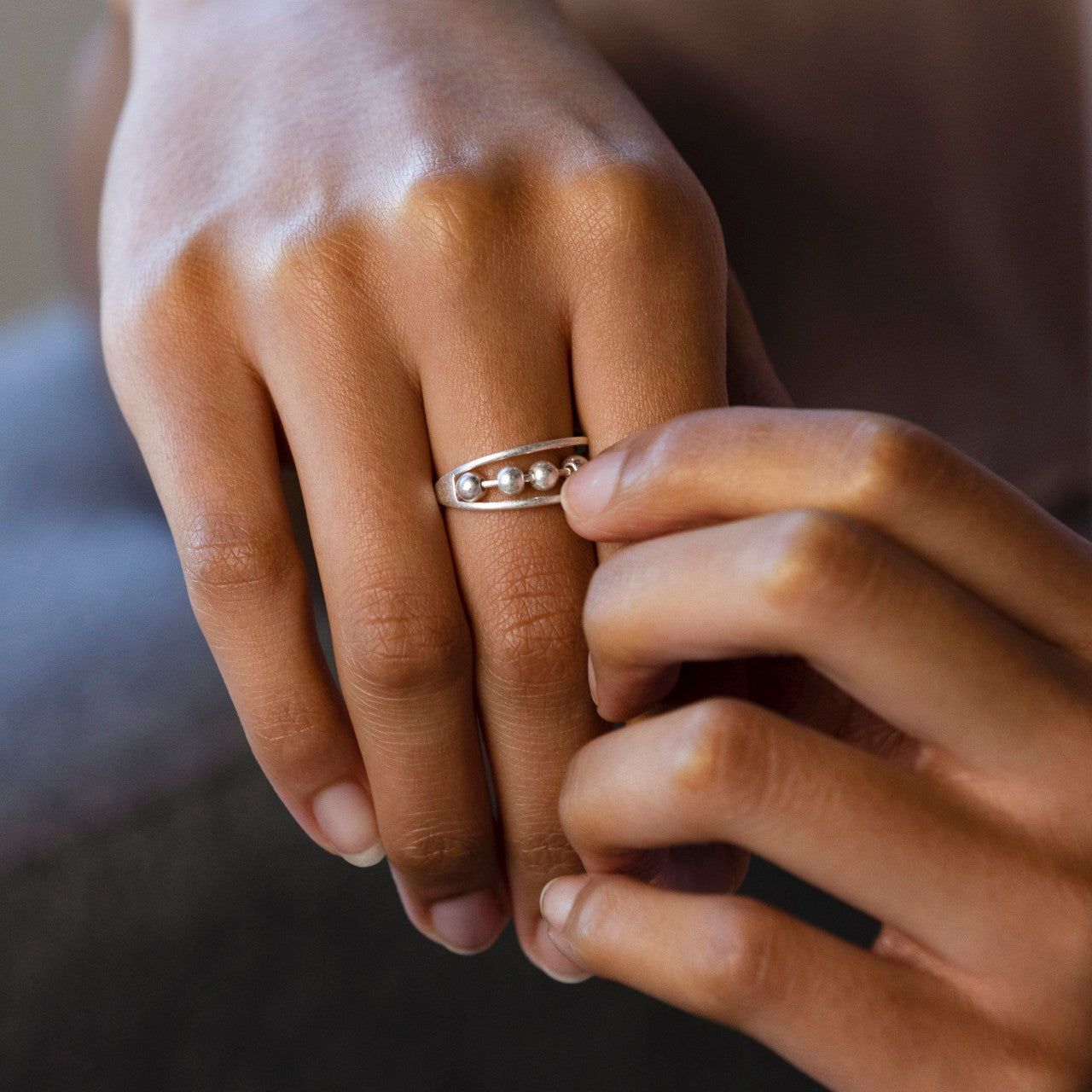 Becalm Ring -Silver