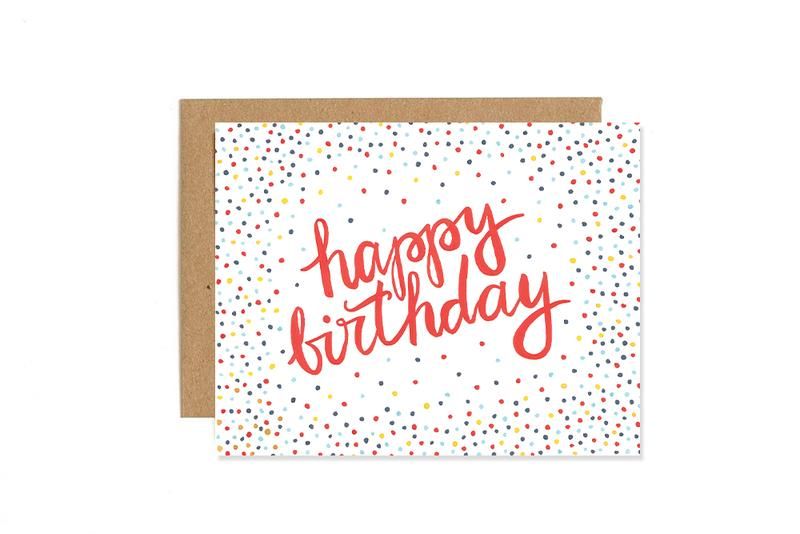 Birthday Confetti- Greeting Card