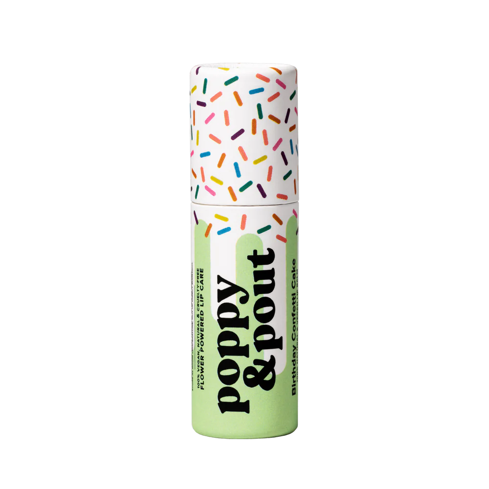 Birthday Confetti Cake-Green Lip Balm