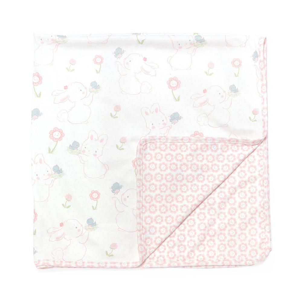 Blossom Knit Receiving Blanket