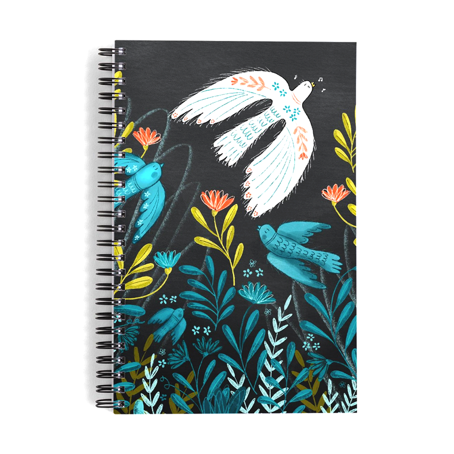 Birds Flying Notebook