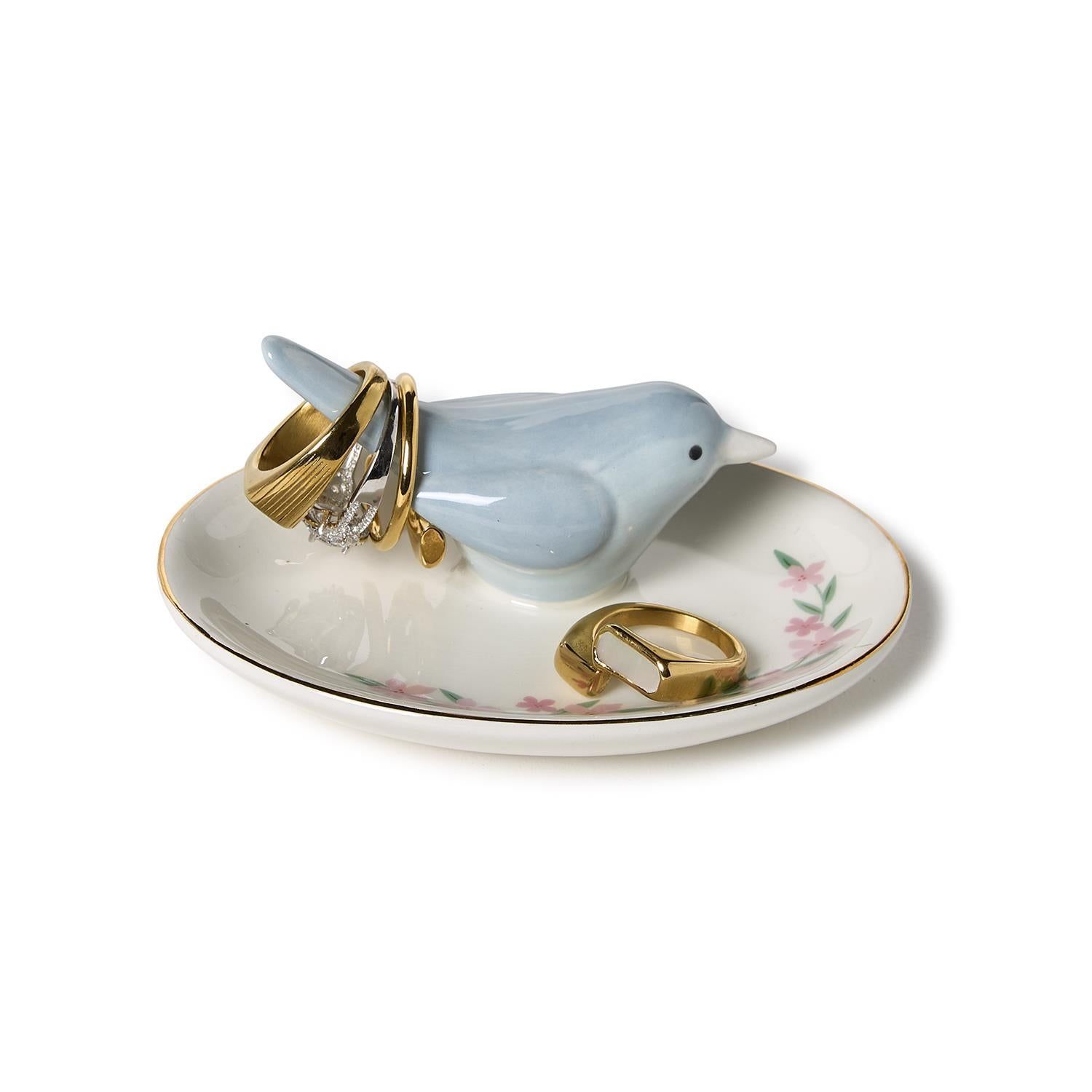 Bluebird Ring Holder &amp; Trinket Dish