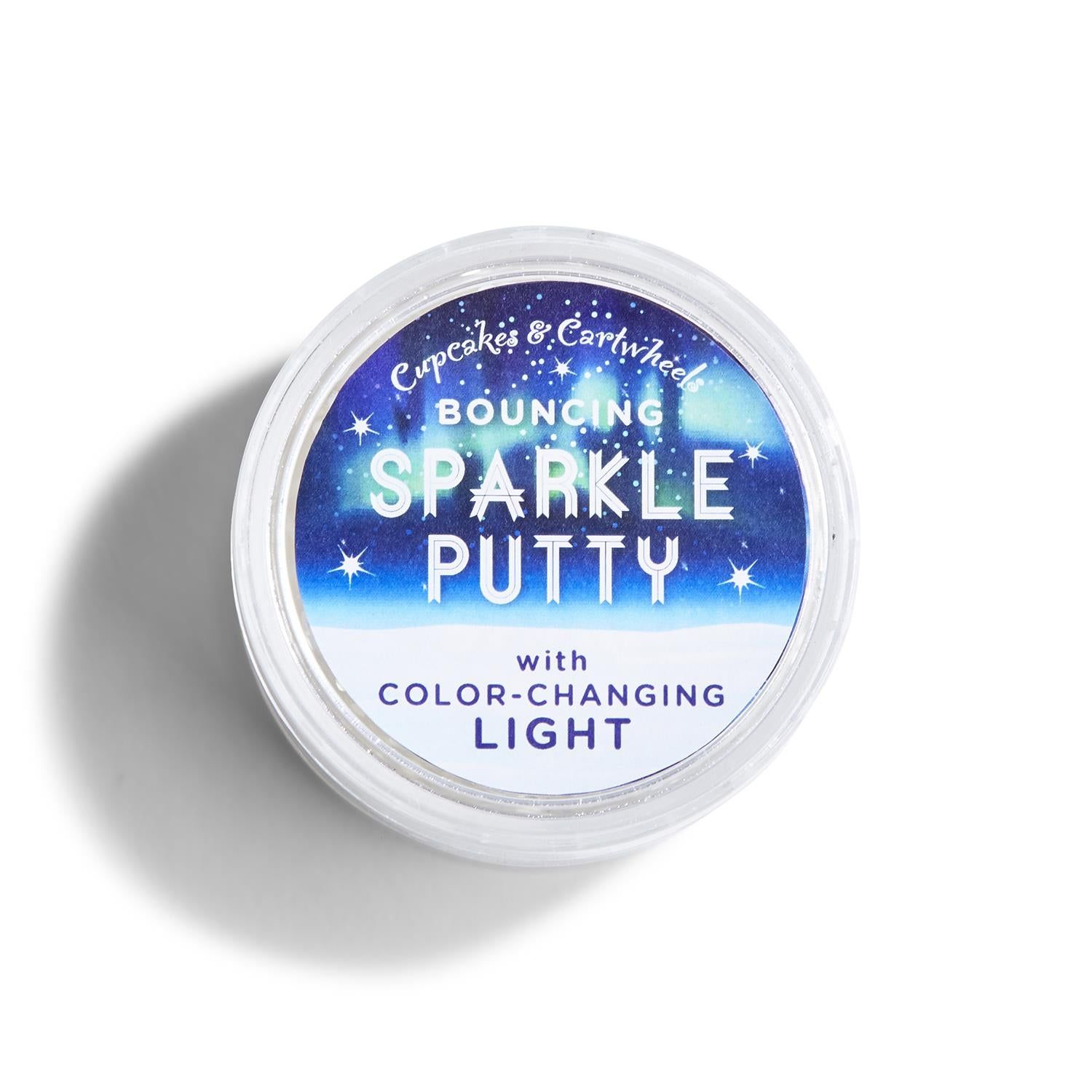 Bouncing Sparkle Putty with Color Changing Light