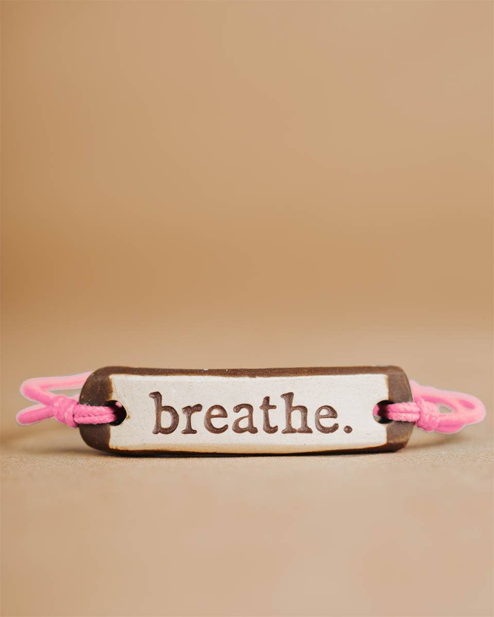 breathe. -Adjustable Bracelet