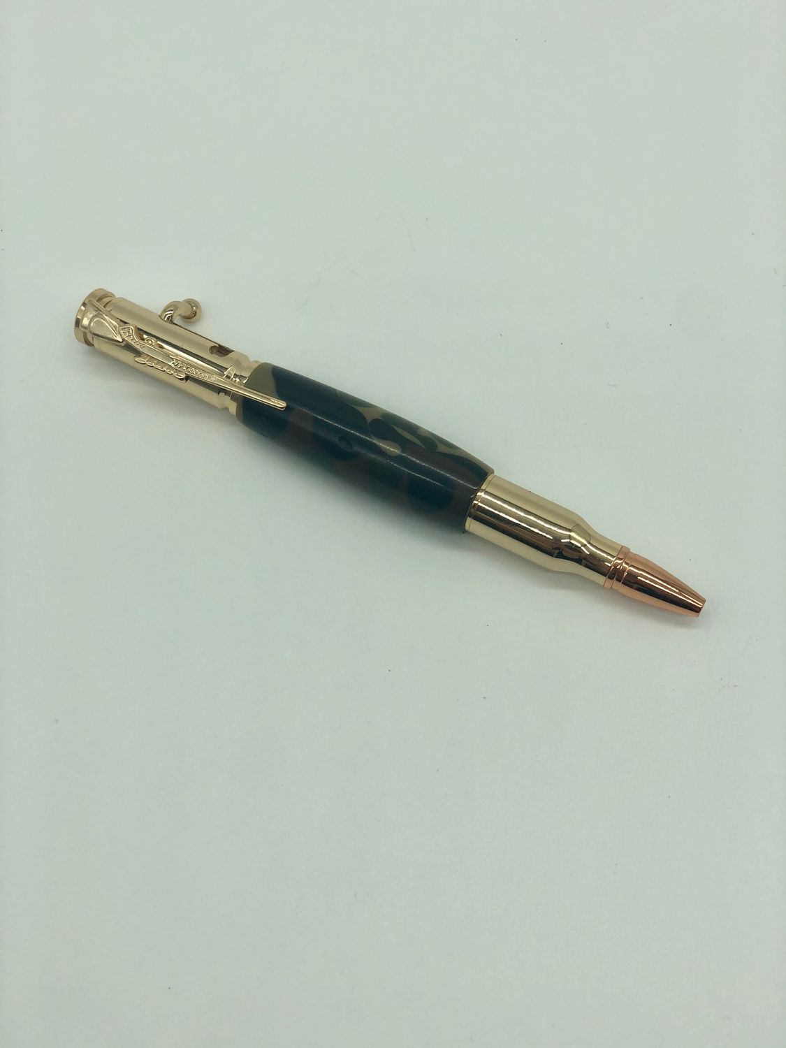 Camo and Gold Rife Pen