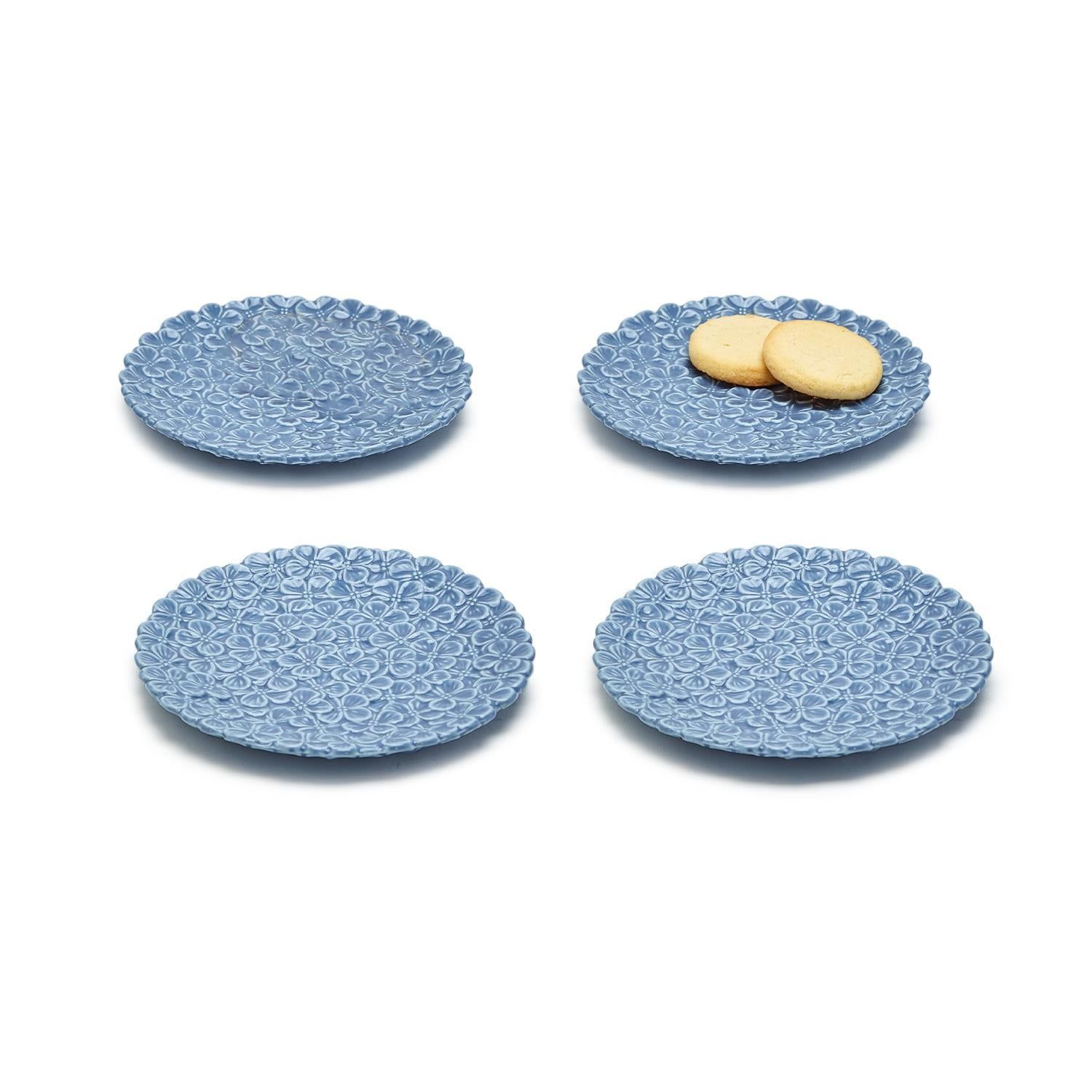Blue Hydrangea Tidbit Dish