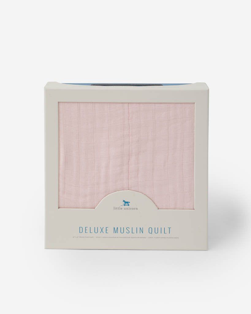 Blush Deluxe Muslin Baby Quilt