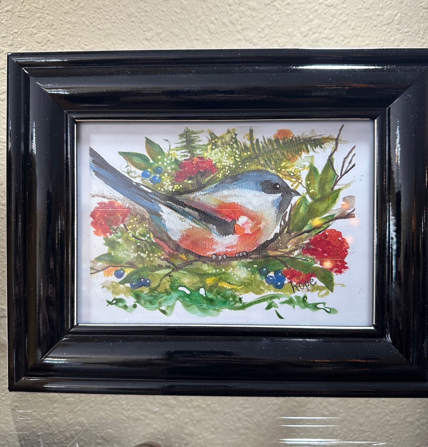 Bluebird 5"x7" Framed Print