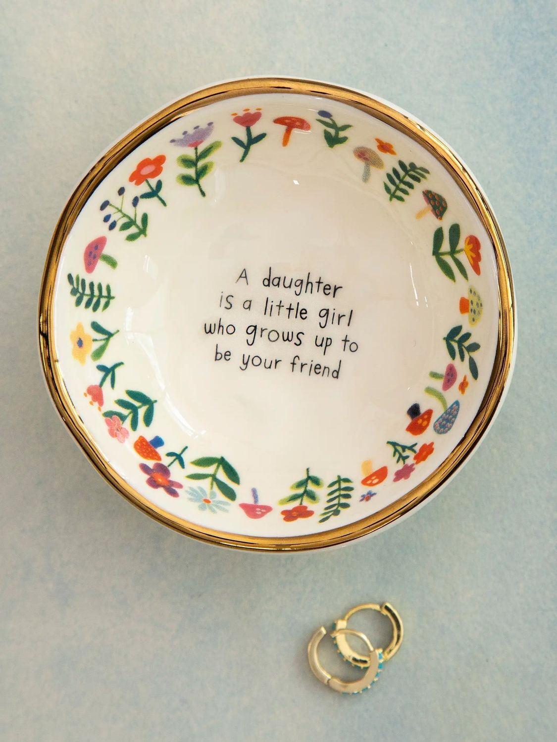 Ceramic Giving Trinket Bowl- Daughter Friend