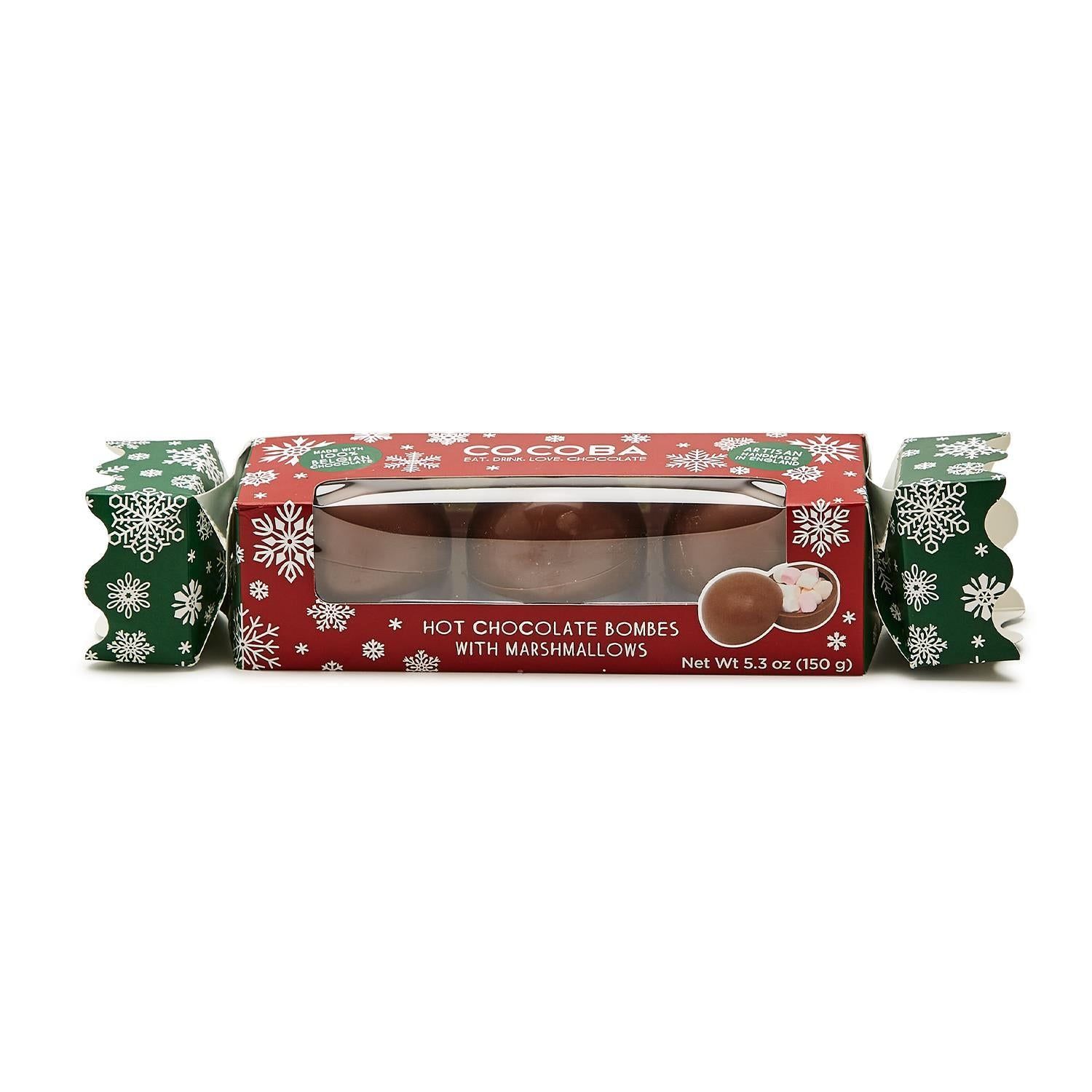 Christmas Cracker Hot Chocolate Bombe