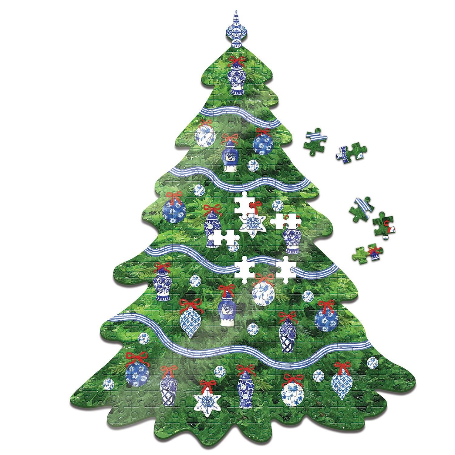 Christmas Tree Shaped Puzzle