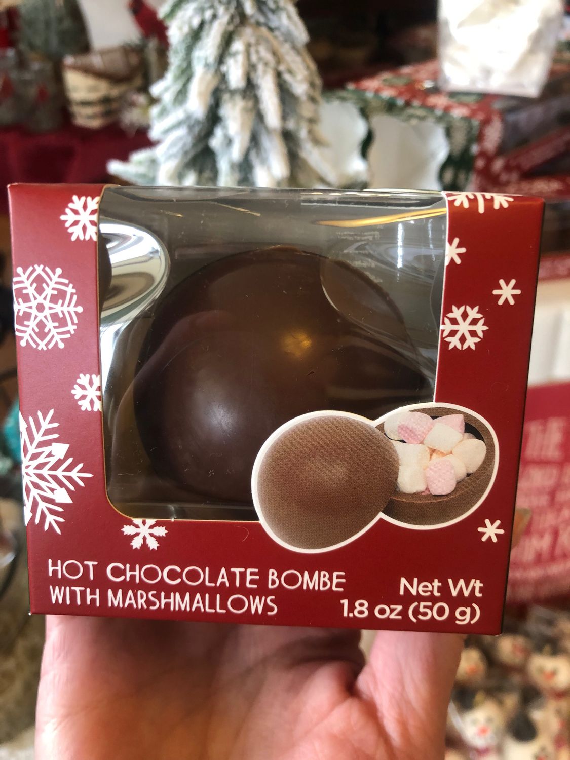 Christmas Hot Chocolate Cocoba Bombe