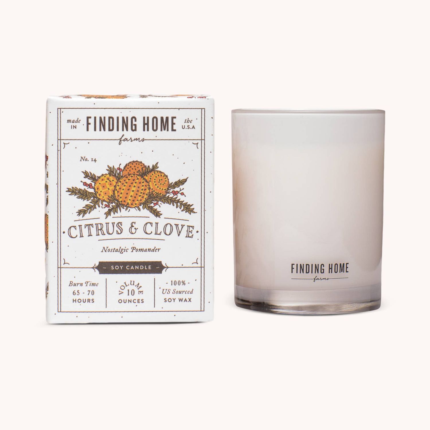 Citrus &amp; Clove Soy Candles