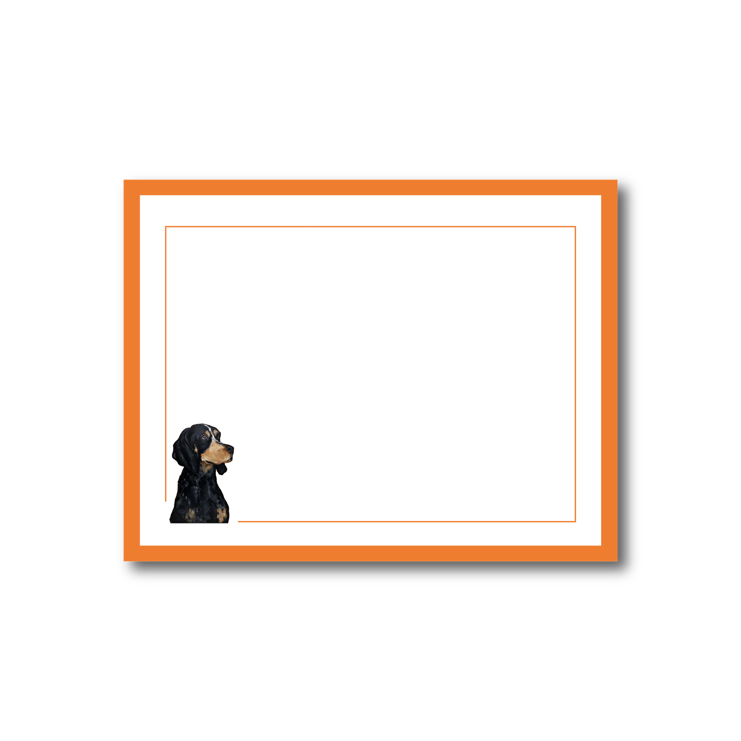 Bluetick Coonhound Flat Notecards