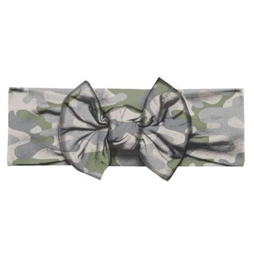 Camouflage Infant Bow Headband
