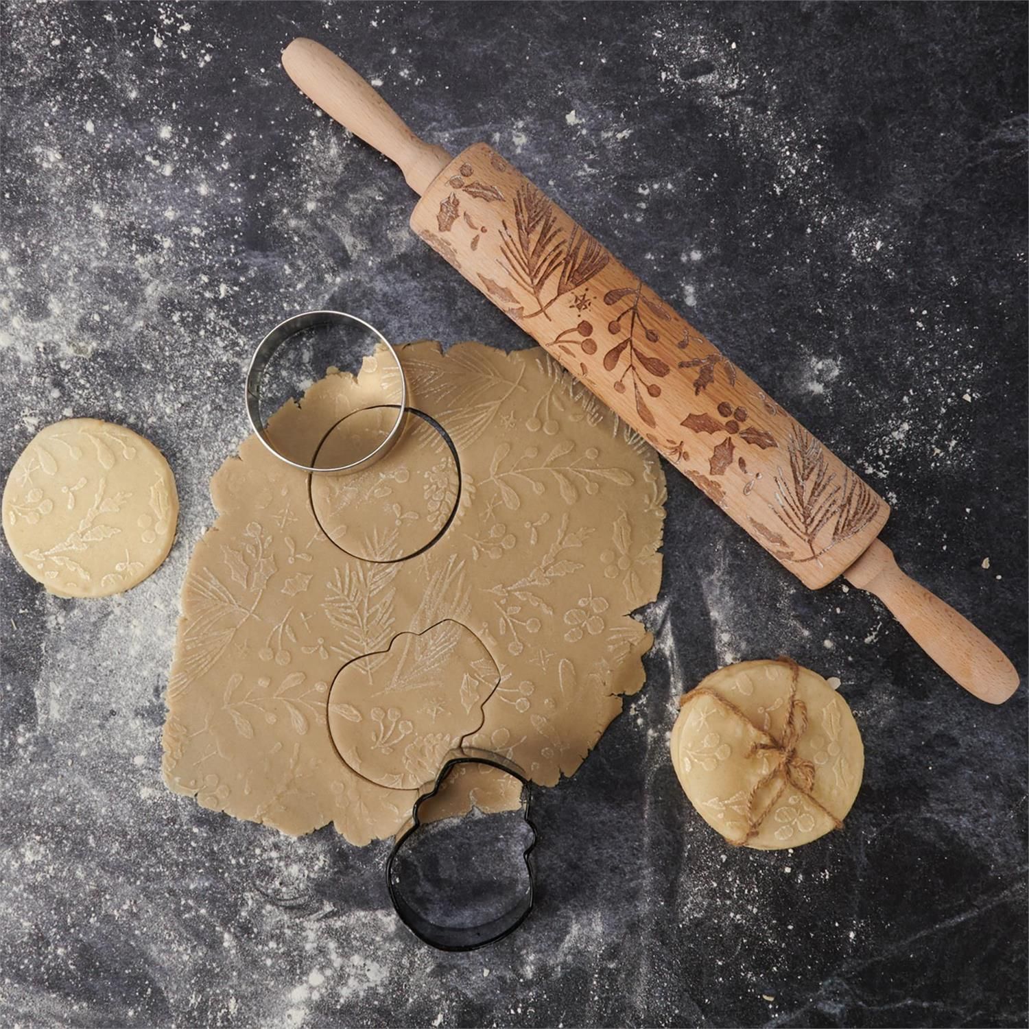 Christmas Greens Rolling Pin