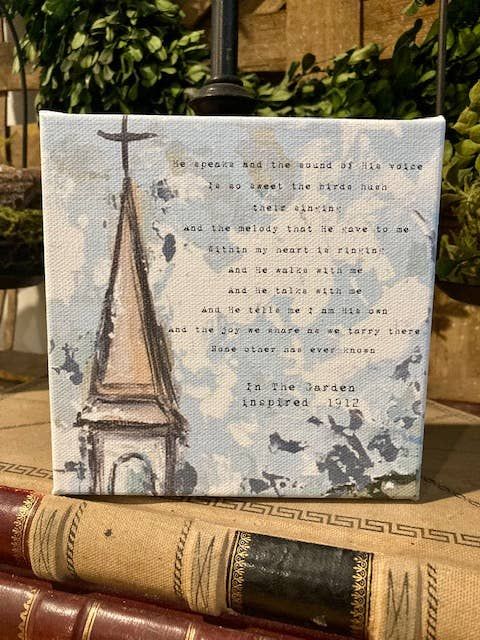 Church steeple painting