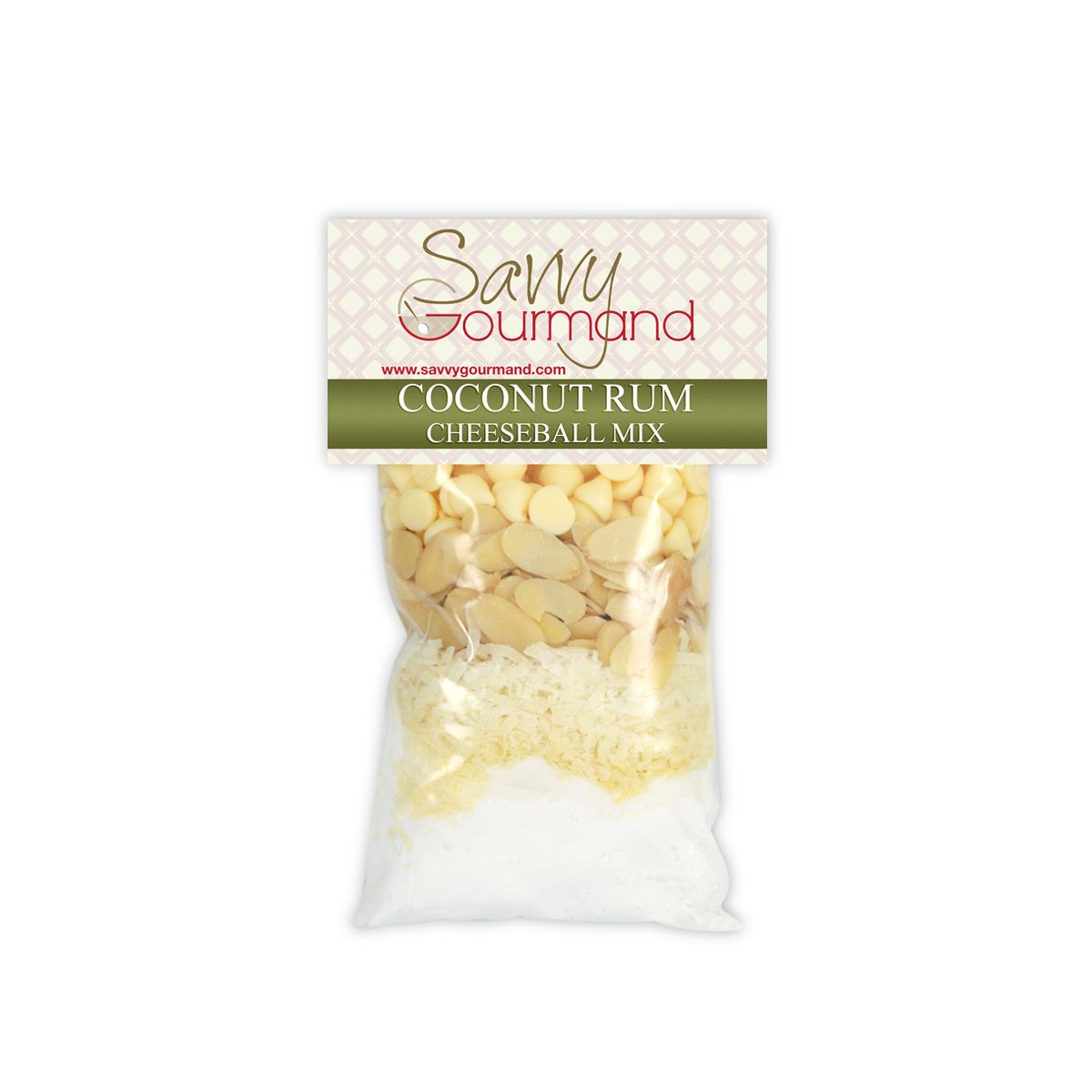 Coconut Rum Cheeseball or Pie