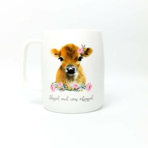 Cow Obsessed Ceramic Mug