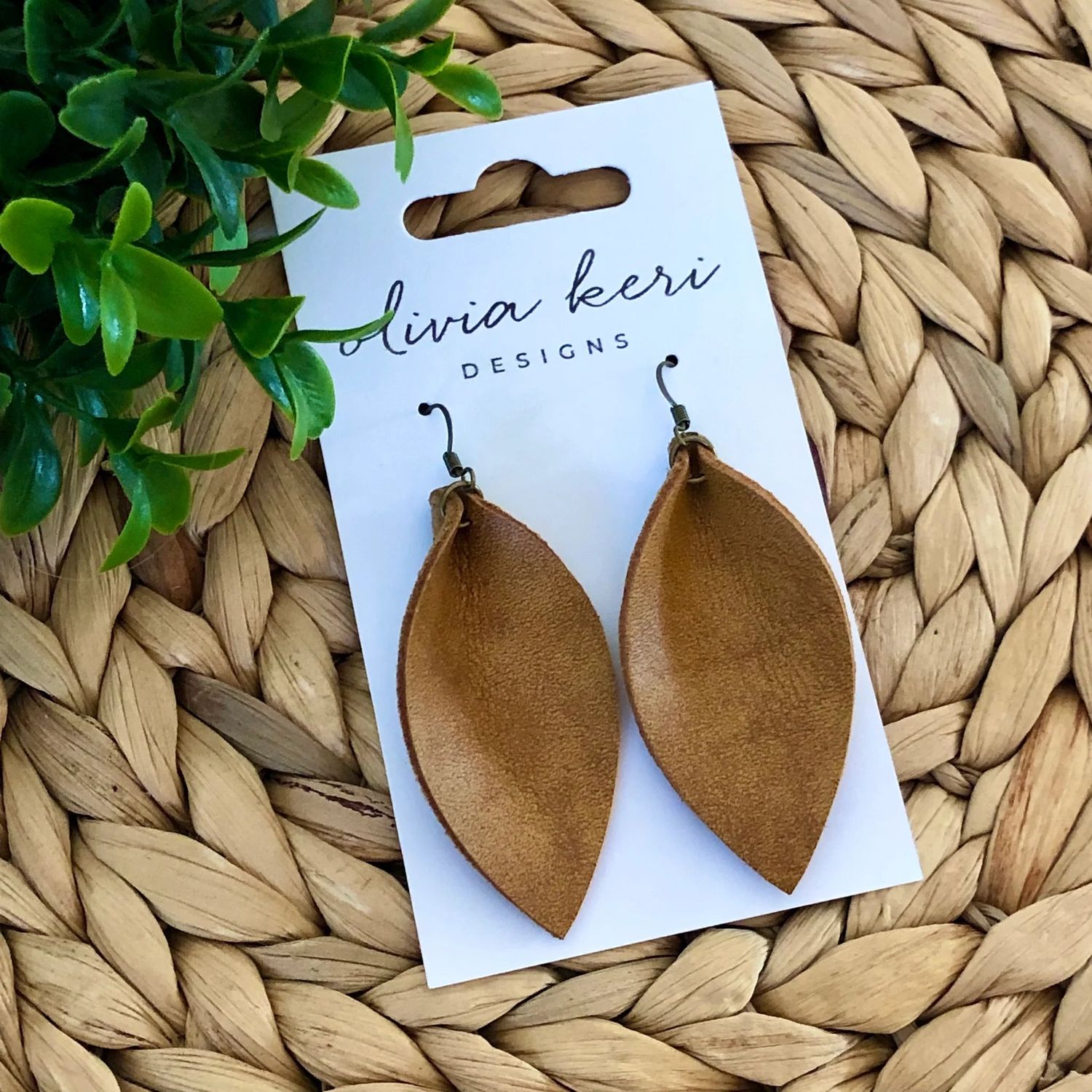 Brooklyn Earrings - Camel