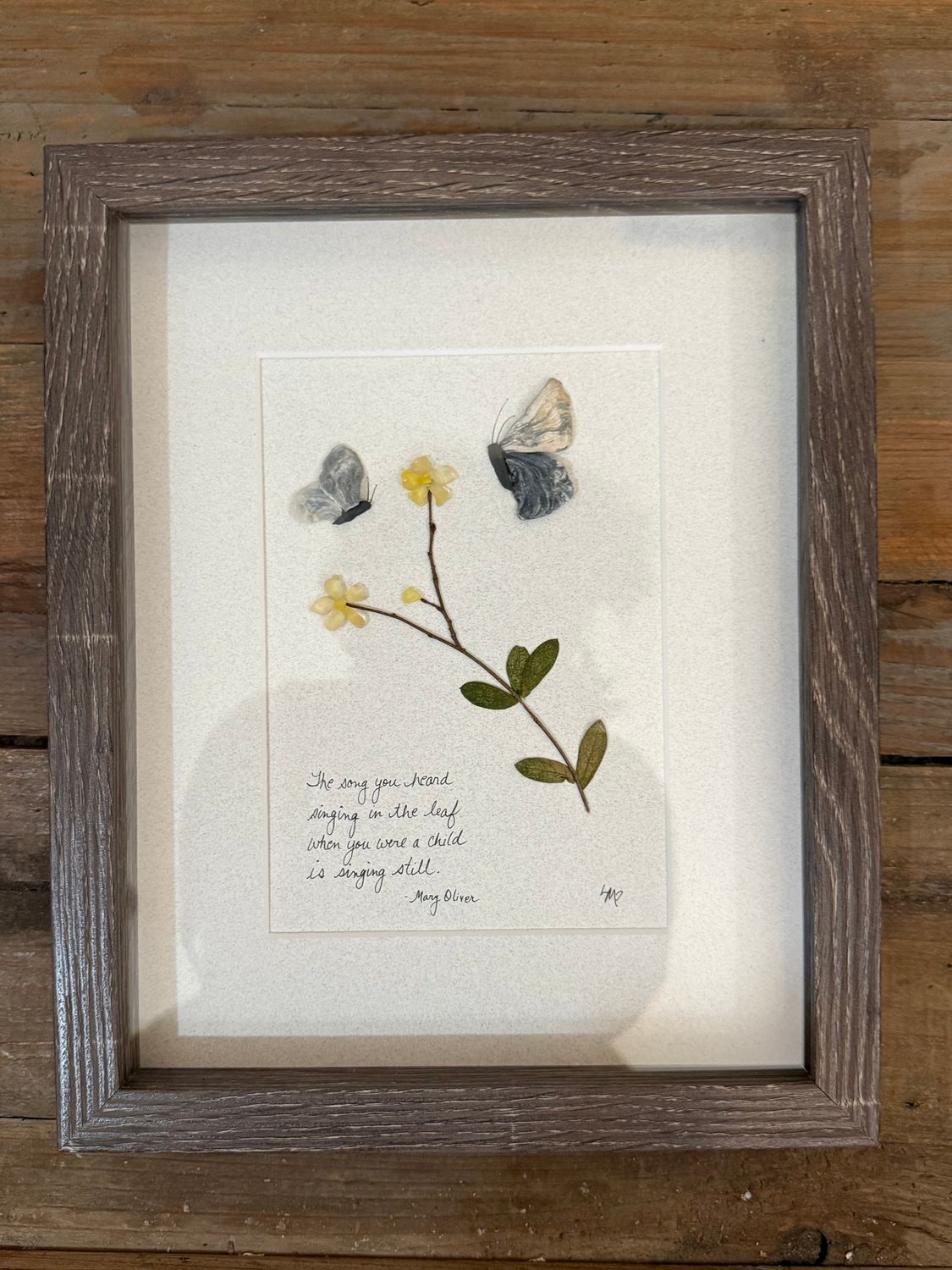 Butterfly Pebble Art