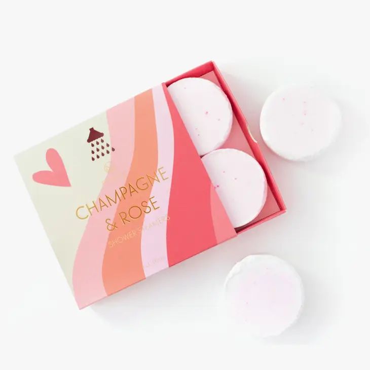 Champagne and Rose Shower Steamers