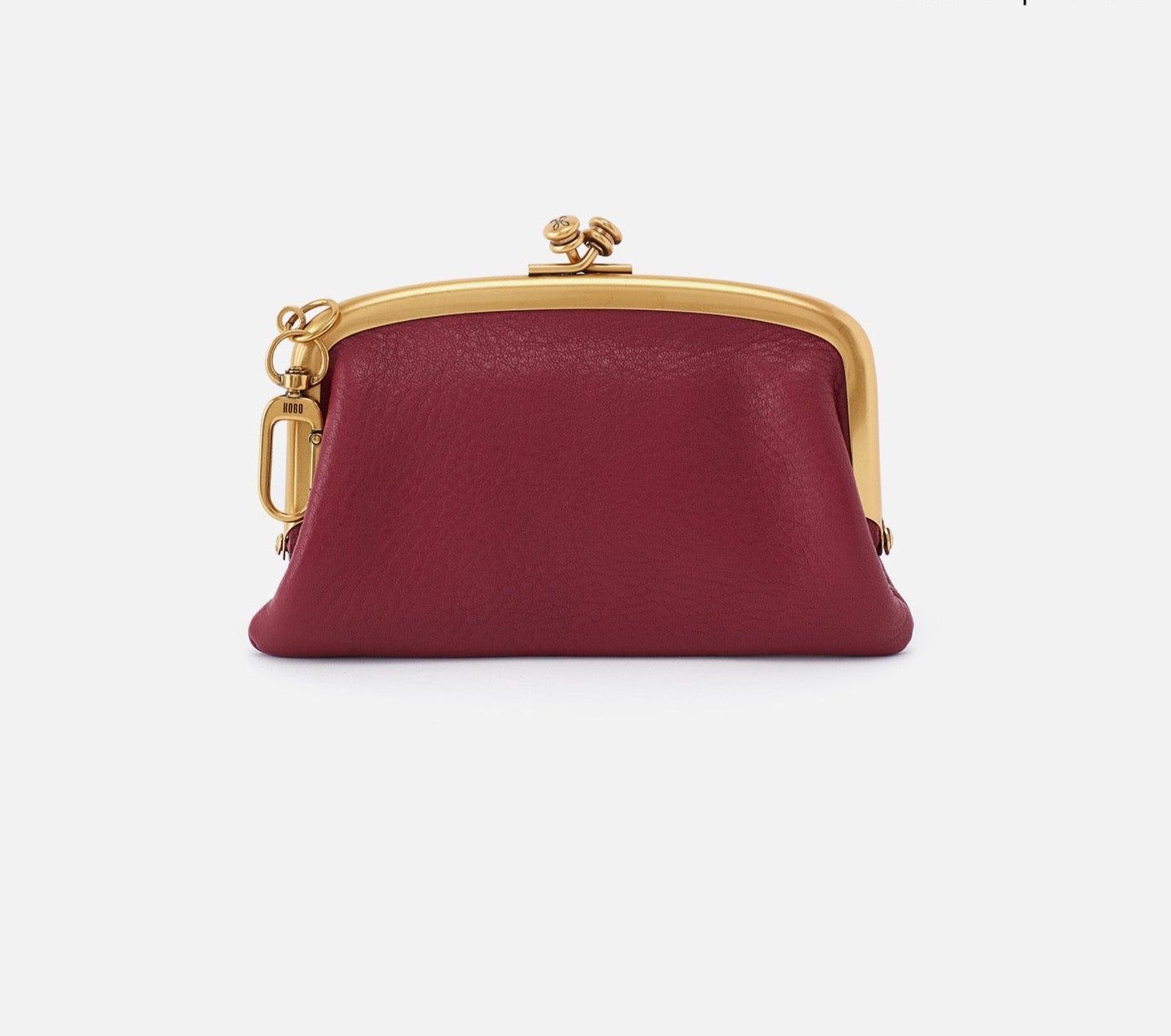 Cheer Go Frame Pouch in Sangria