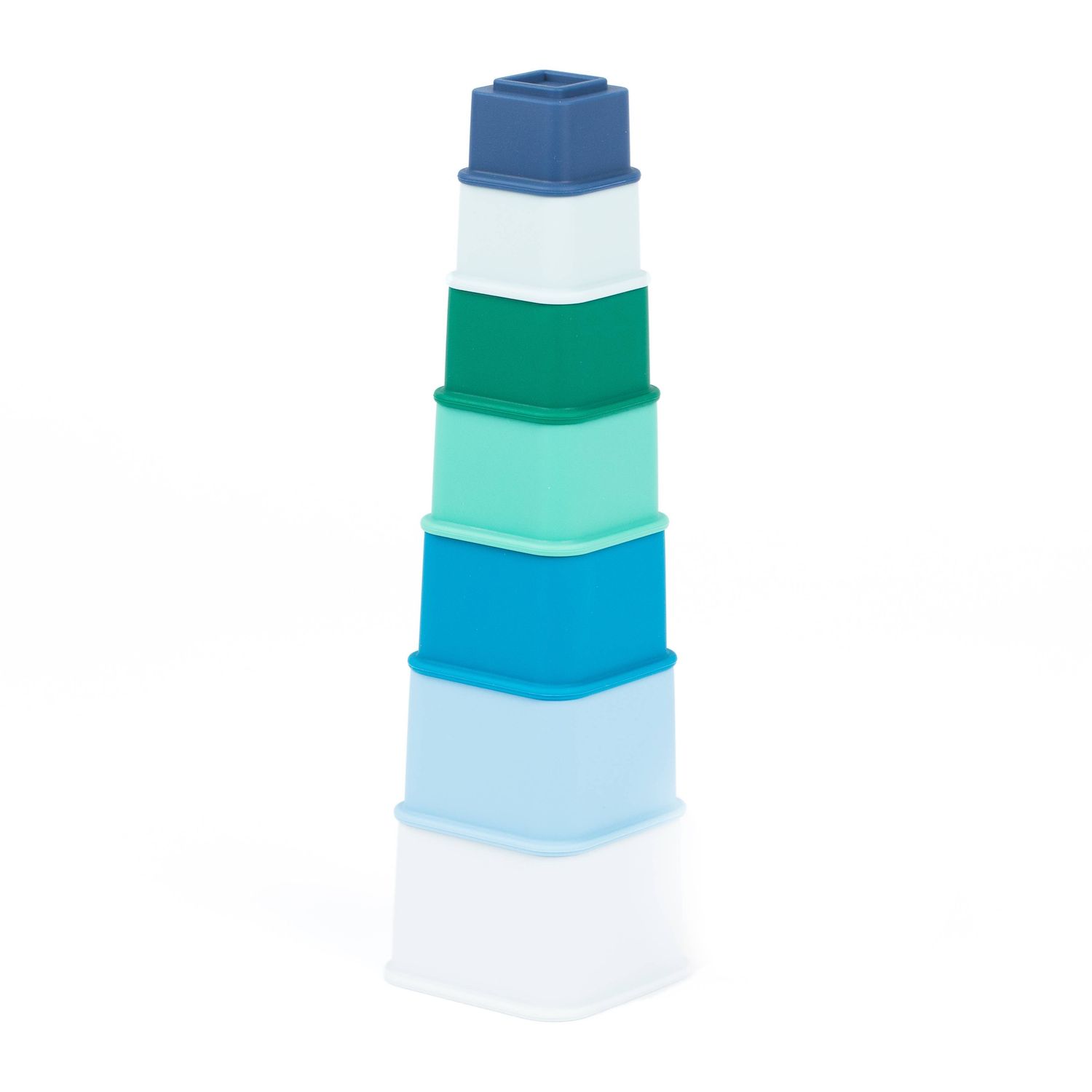 Cool Blue Happy Stacks