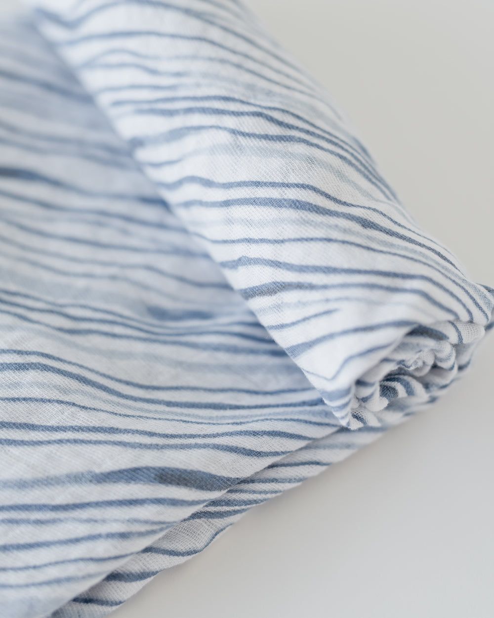 Cotton Muslin Swaddle Blanket - Ripples