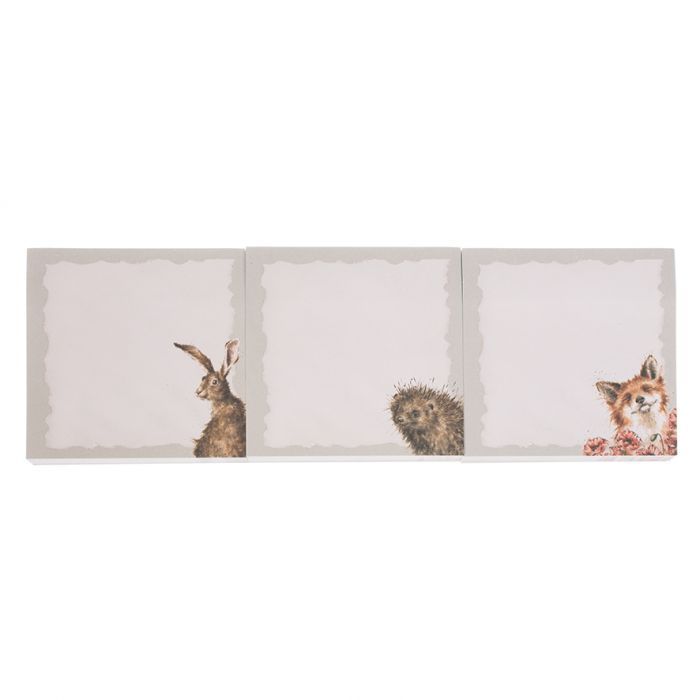 Country Critters Sticky Notes Trio
