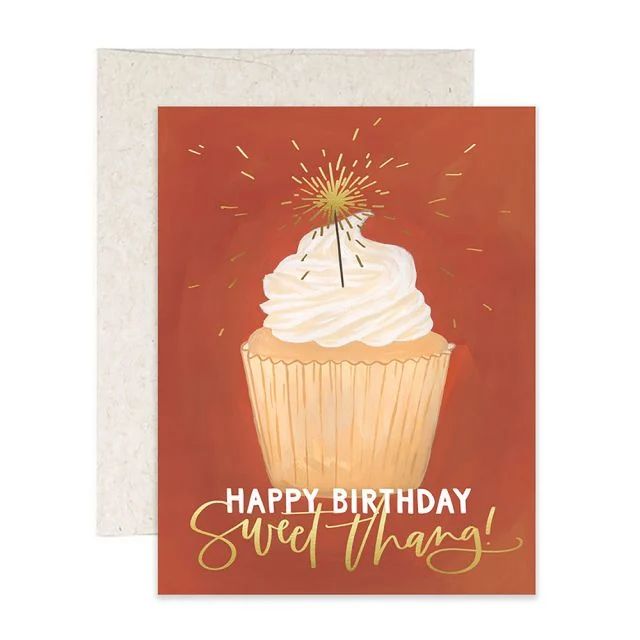 Cupcake Birthday Greeting Card