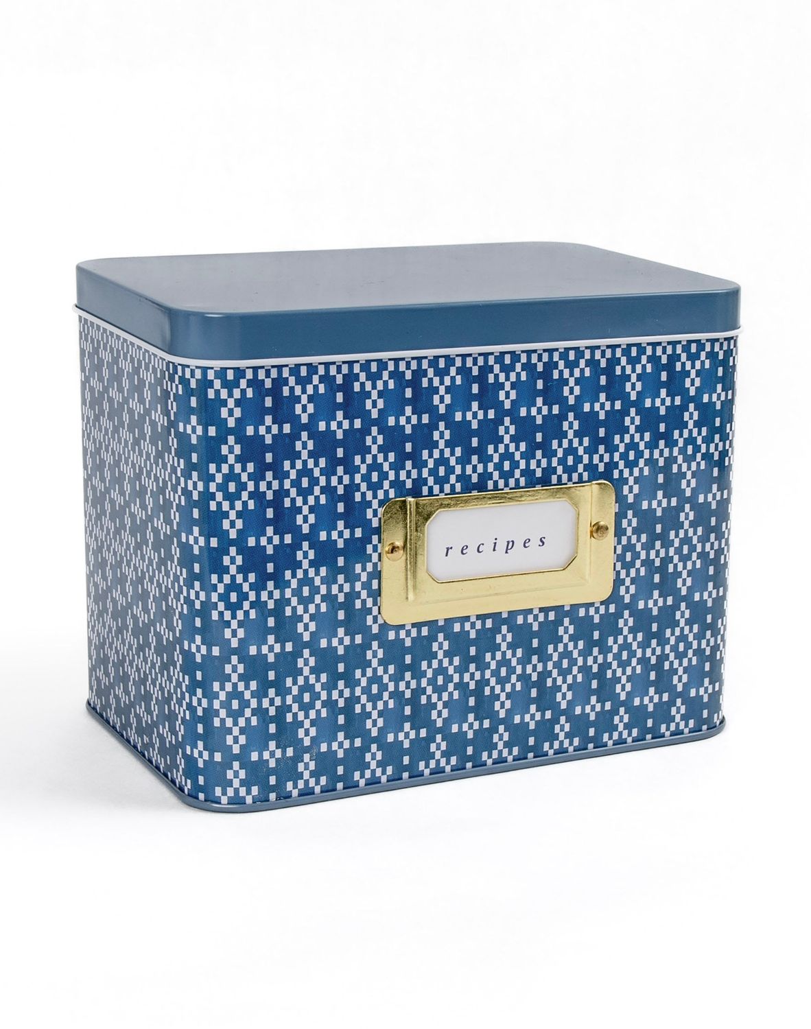 Carson Tin Recipe Box