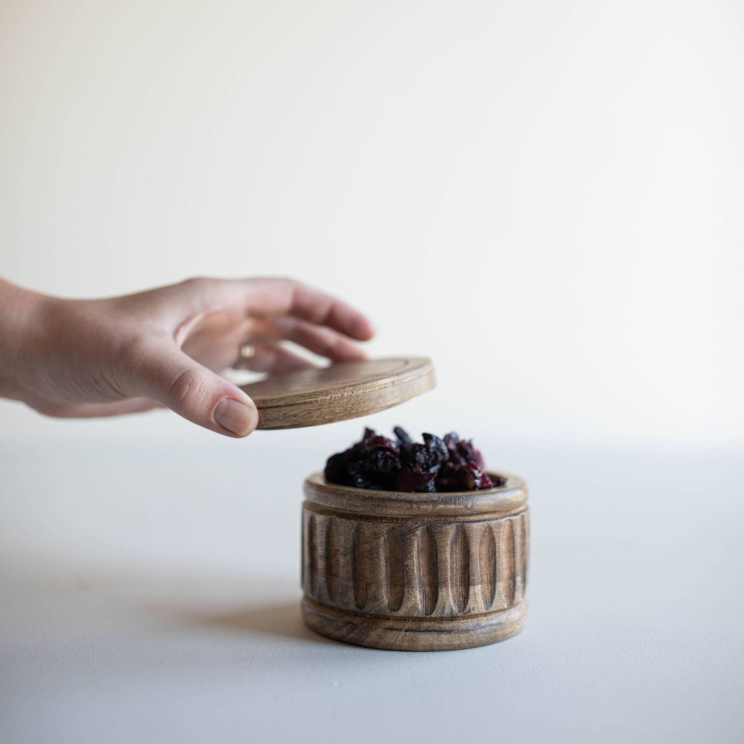 Carved Salt Cellar