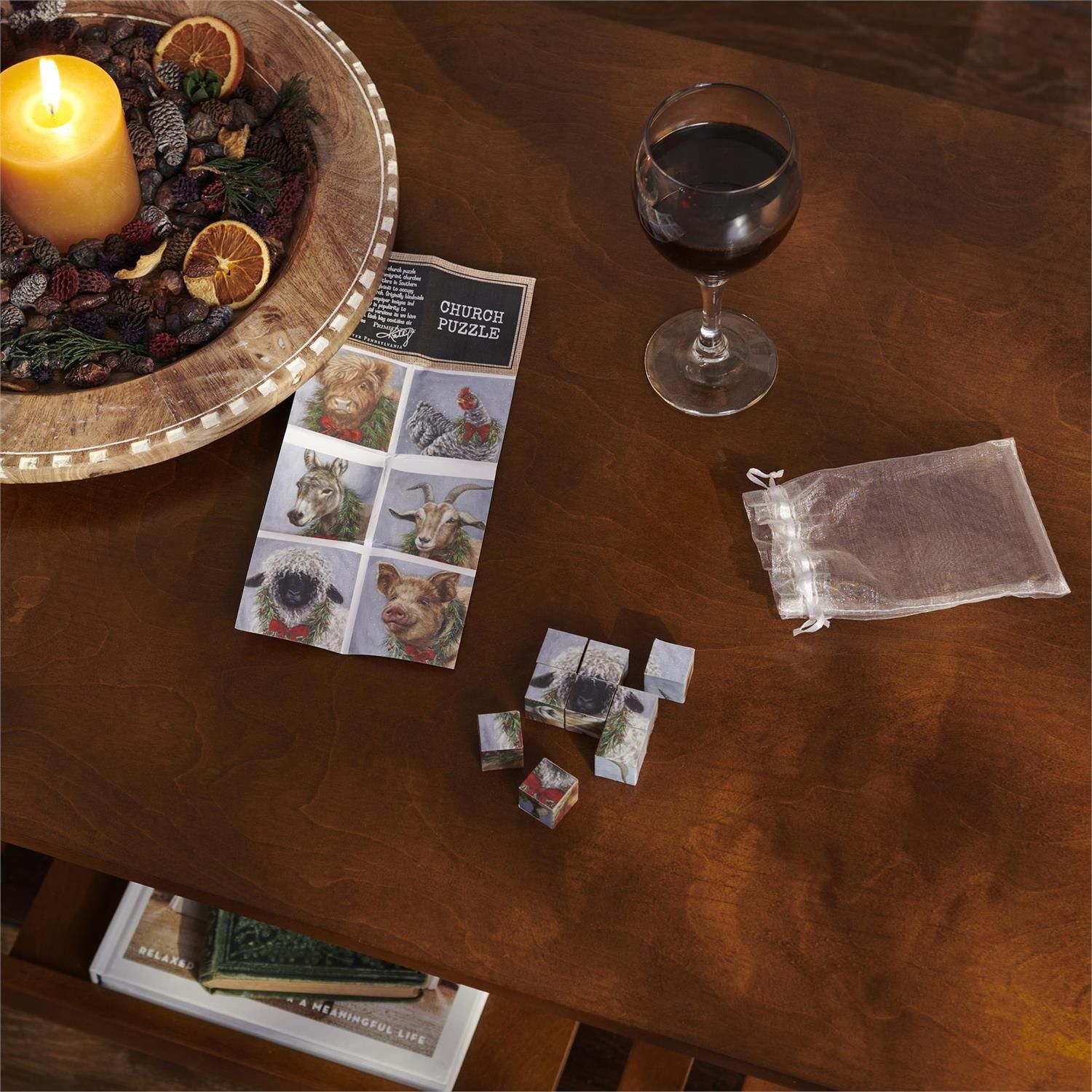 Christmas Animal Church Puzzle