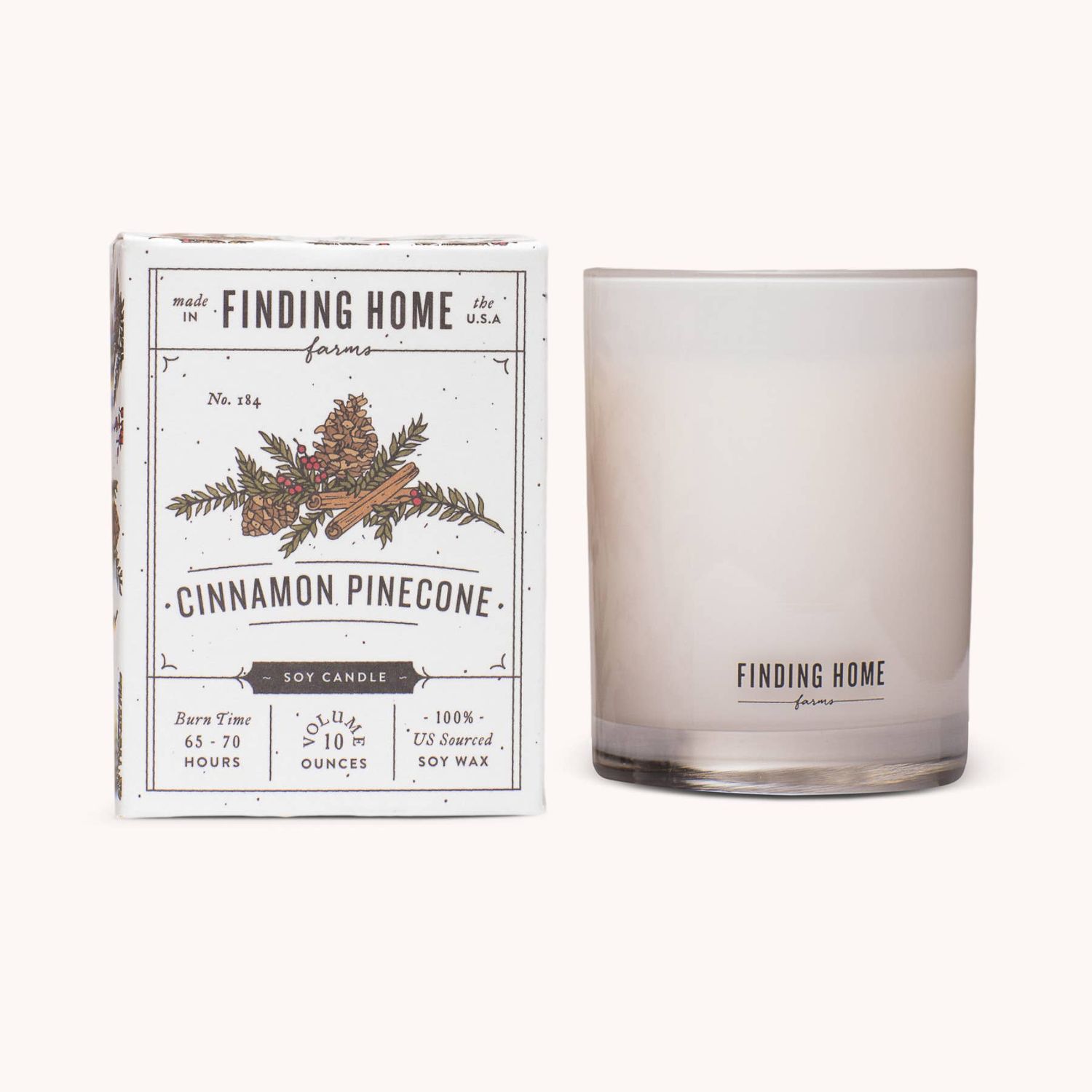 Cinnamon Pinecone Soy Candles