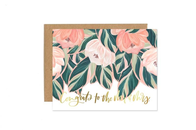 Congrats to the Mr. &amp; Mrs. Greeting Card