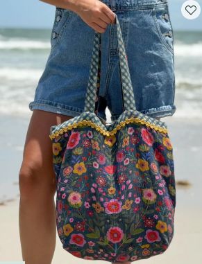 Cotton Gauze Reversible Tote Bag