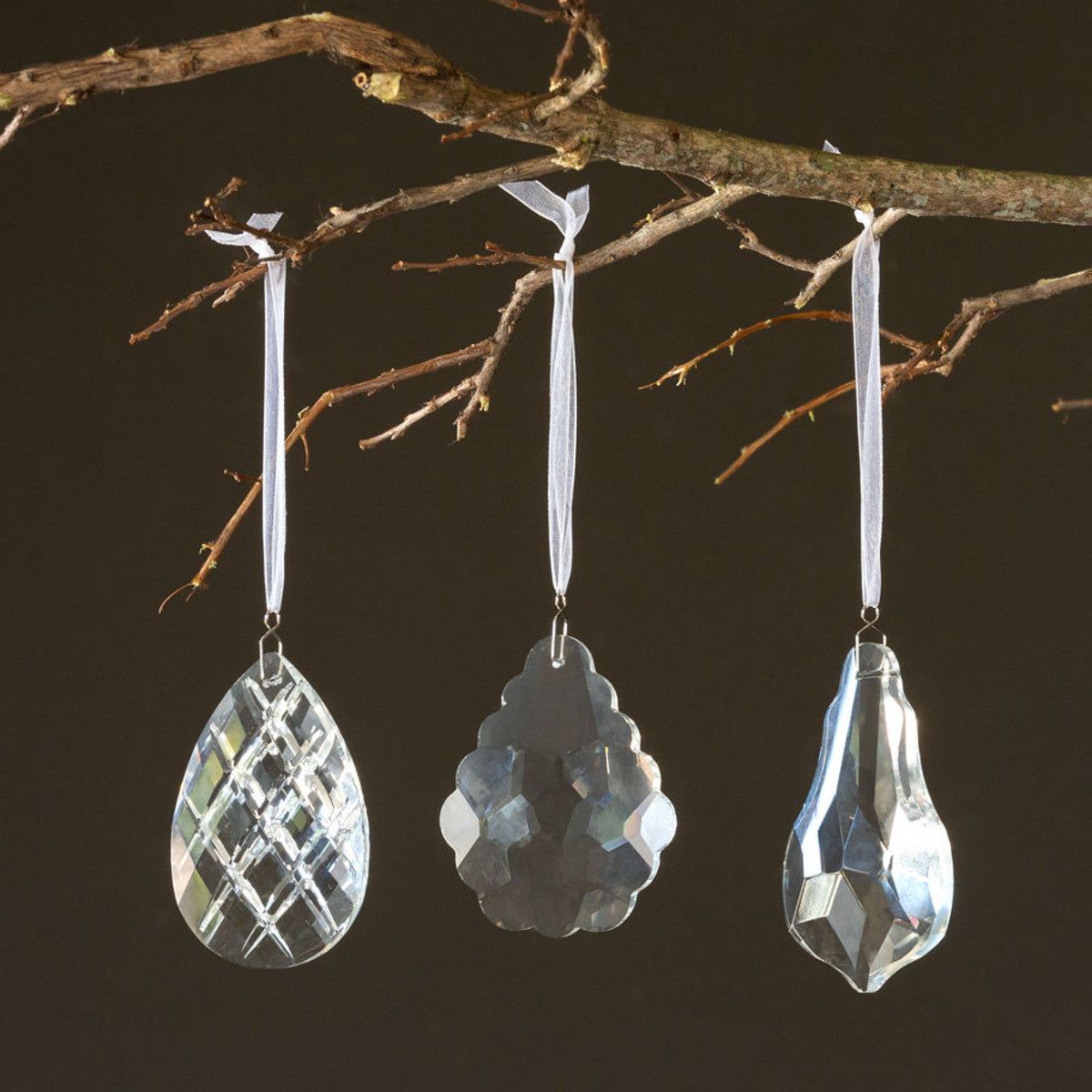 Crystal Drop Ornaments