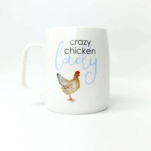 Crazy Chicken Lady Ceramic Mug