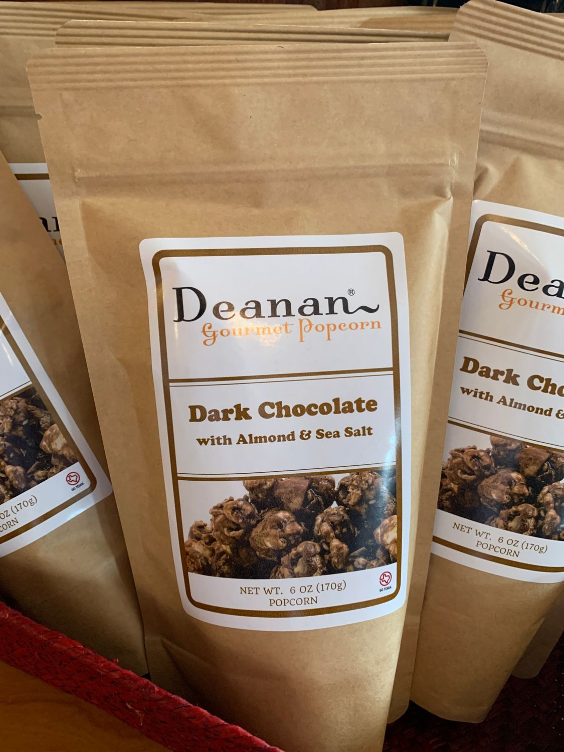 Dark Chocolate Almond with Sea Salt Gourmet Popcorn