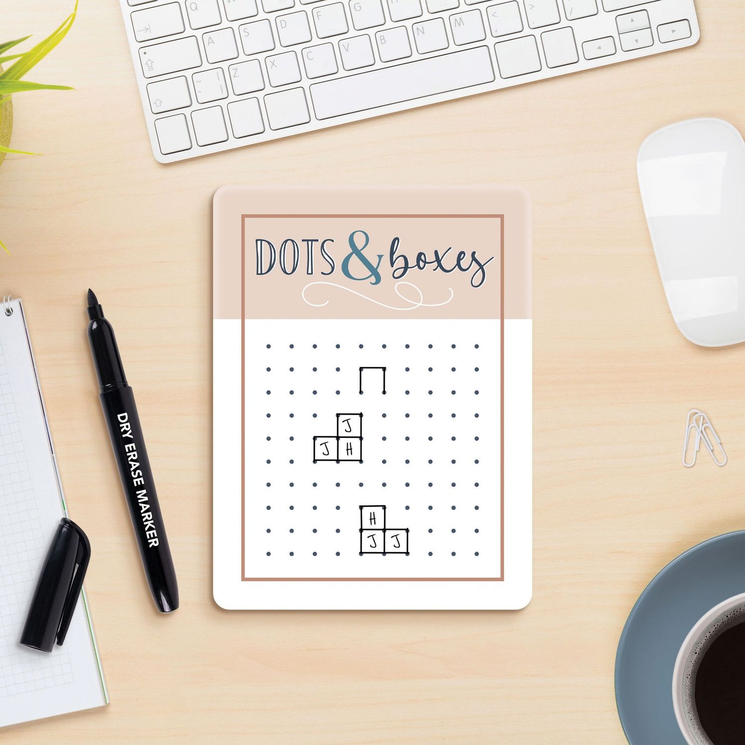 Dots and Boxes Marker Board